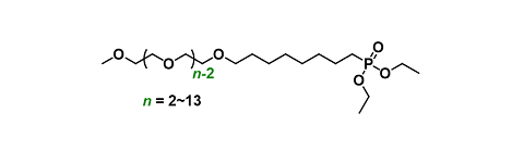m-PEGn-C6-phosphonic acid ethyl ester